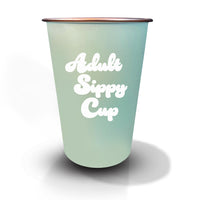 Adult Sippy Cup - 16oz Stainless Steel Cup