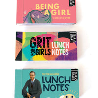 Tear and Share Lunch Note Bundle for Girls - Lunch Notes for Kids