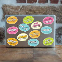 I Was Normal Two Kids Ago Funny Vinyl Sticker for Parents