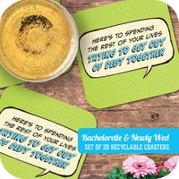 Here's to Spending the Rest of Your Lives Trying... Paper Coaster Set