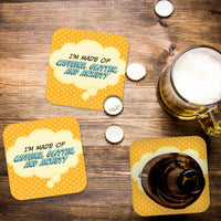 I'm Made of Caffeine, Glitter, and Anxiety Paper Coaster Set