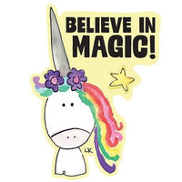 Believe in Magic! Cute & Colorful Kiss-Cut Sticker