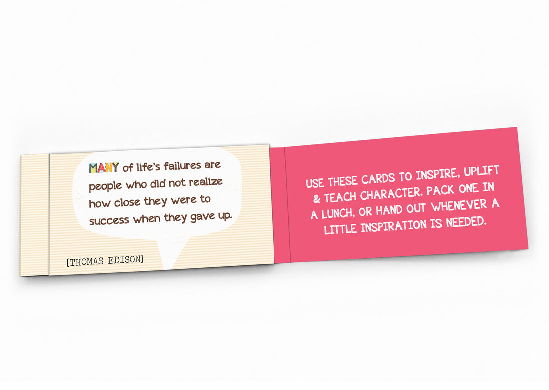 Good Stuff for the Brain - Tear and Share Quote Notecards