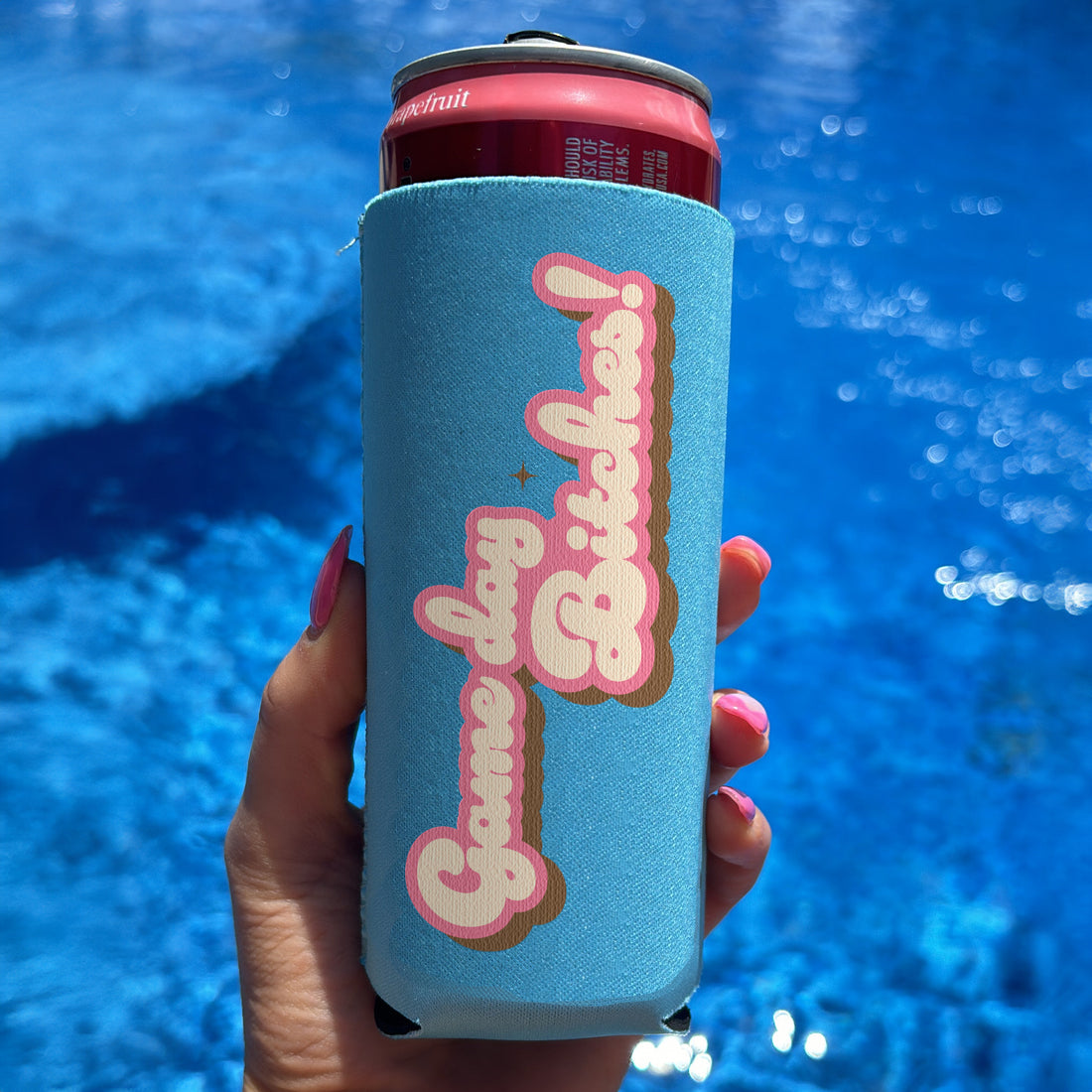 Game Day Bitches! - Slim Can Drink Koozie