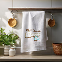 Home Is Where The Booze Is - Funny Kitchen Tea Towel