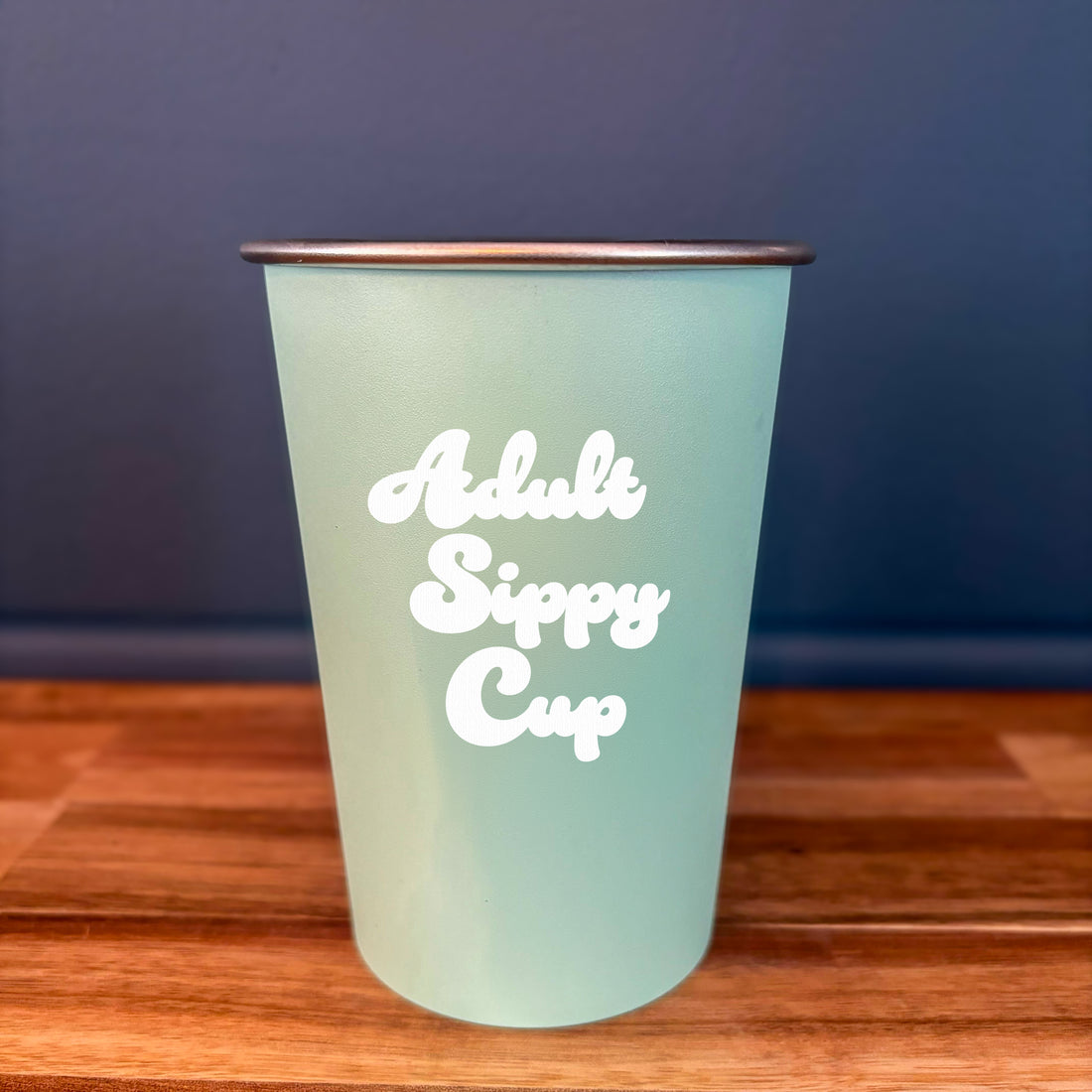 Adult Sippy Cup - 16oz Stainless Steel Cup
