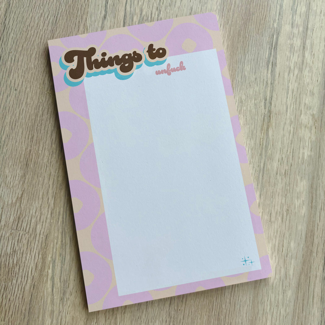 Snarky, Oversized Tearaway Notepad - Things to Unf*ck