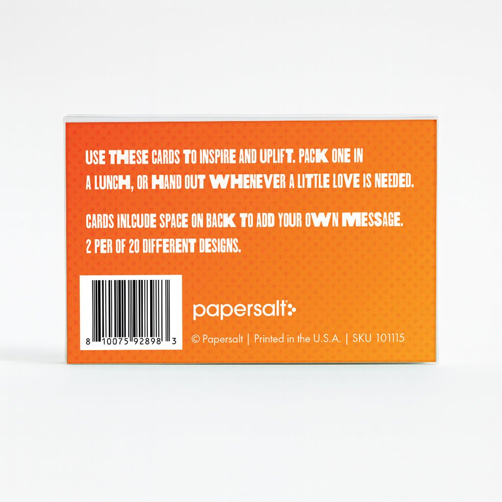 "Becoming Fearless" Affirmation Cards and Lunch Notes - Boxed Set