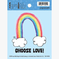 Choose Love - Cute Rainbow Vinyl Sticker