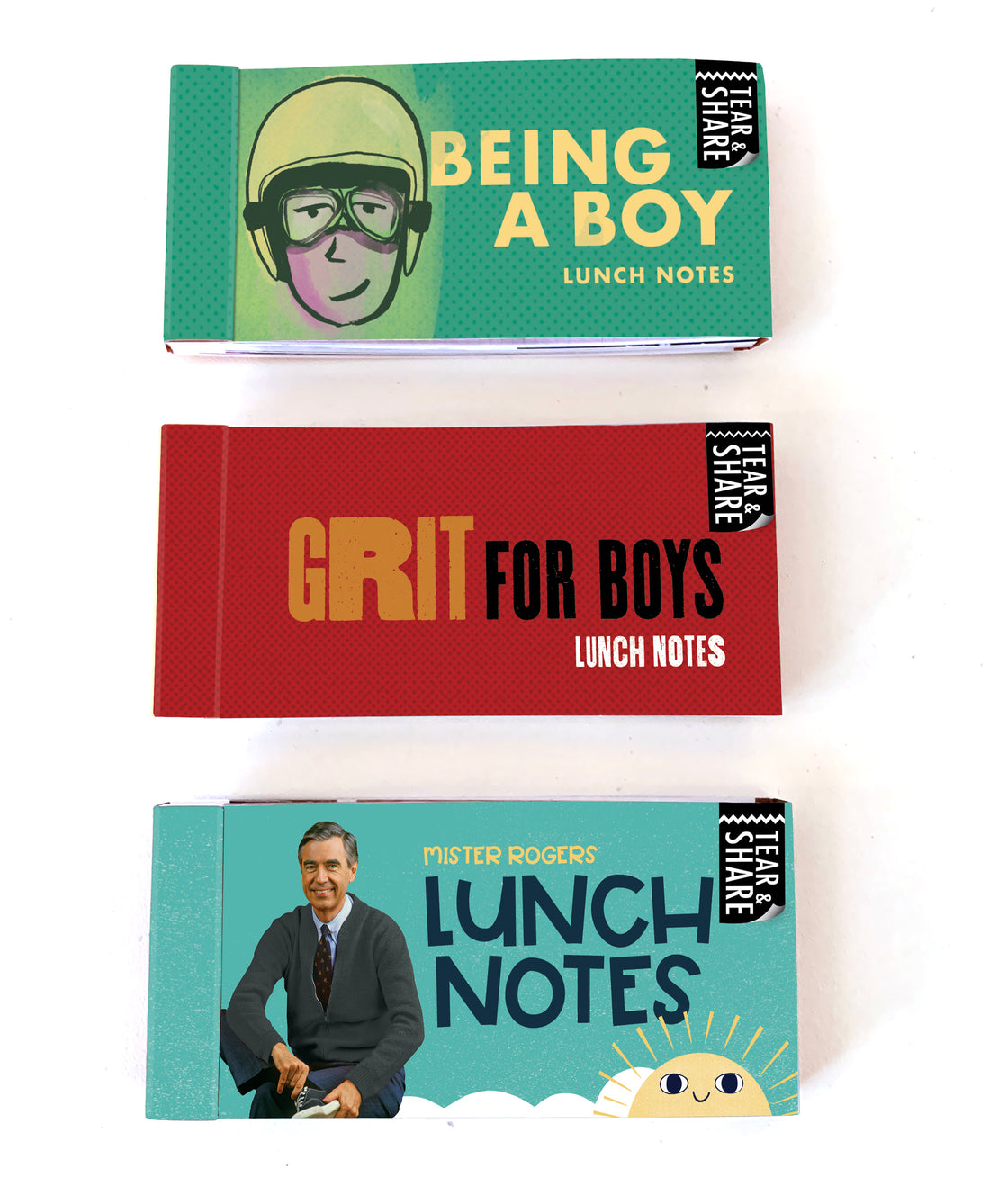 Tear and Share Lunch Note Bundle for Boys - Lunch Notes for Kids