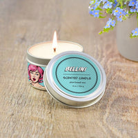 "Peach Bellini" Handpoured Soy Tin Candle (8oz)