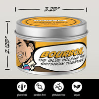 "Old Fashioned" Handpoured Soy Tin Candle (8oz)