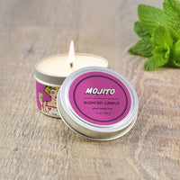 "Mint Mojito" Handpoured Soy Tin Candle (8oz)