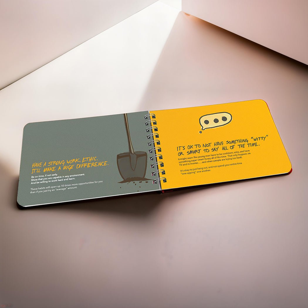 "Being a Teenage Boy" Motivational Book - Building Confidence, Kindness & Life Skills