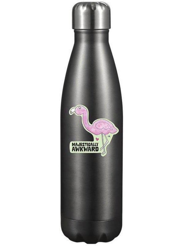 Majestically Awkward! Cute & Colorful Flamingo Sticker