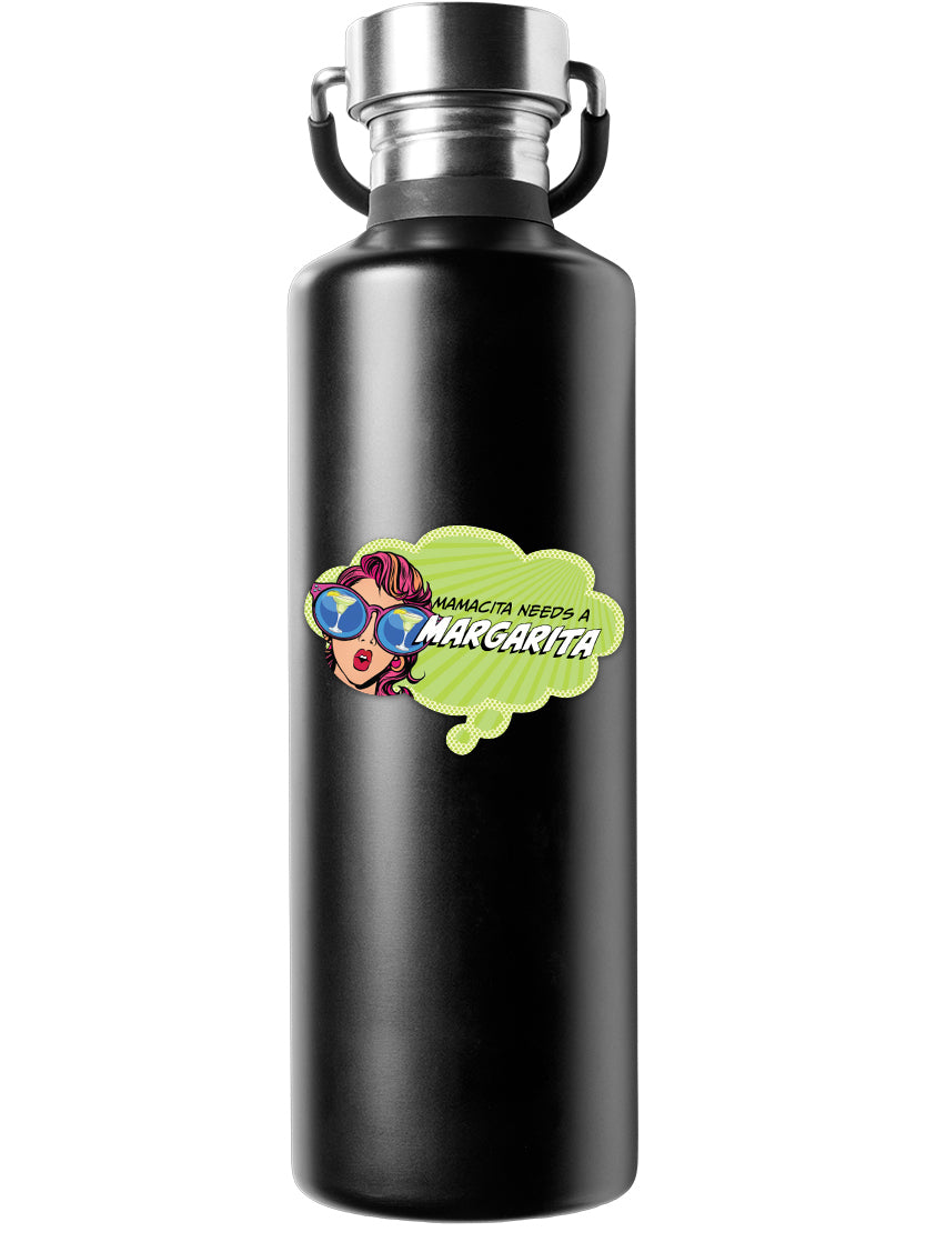 Mamacita Needs a Margarita! Funny Retrol Vinyl Sticker