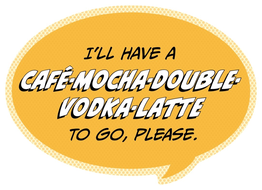 I'll Have a Cafe-Mocha-Double-Vodka-Latte To Go Sticker
