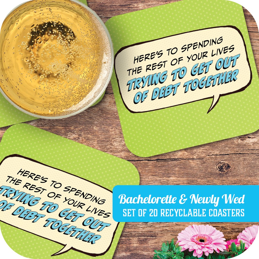 Here's to Spending the Rest of Your Lives Trying... Paper Coaster Set