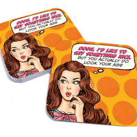 Oooh, I'd Like to Say Somthing Nice... Paper Coaster Set