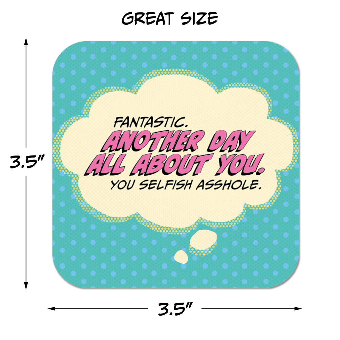 Fantastic. Another Day All About You! Birthday Paper Coaster Set