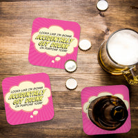 Looks Like I'm Gonna Accidentally Get Drunk Paper Coaster Set