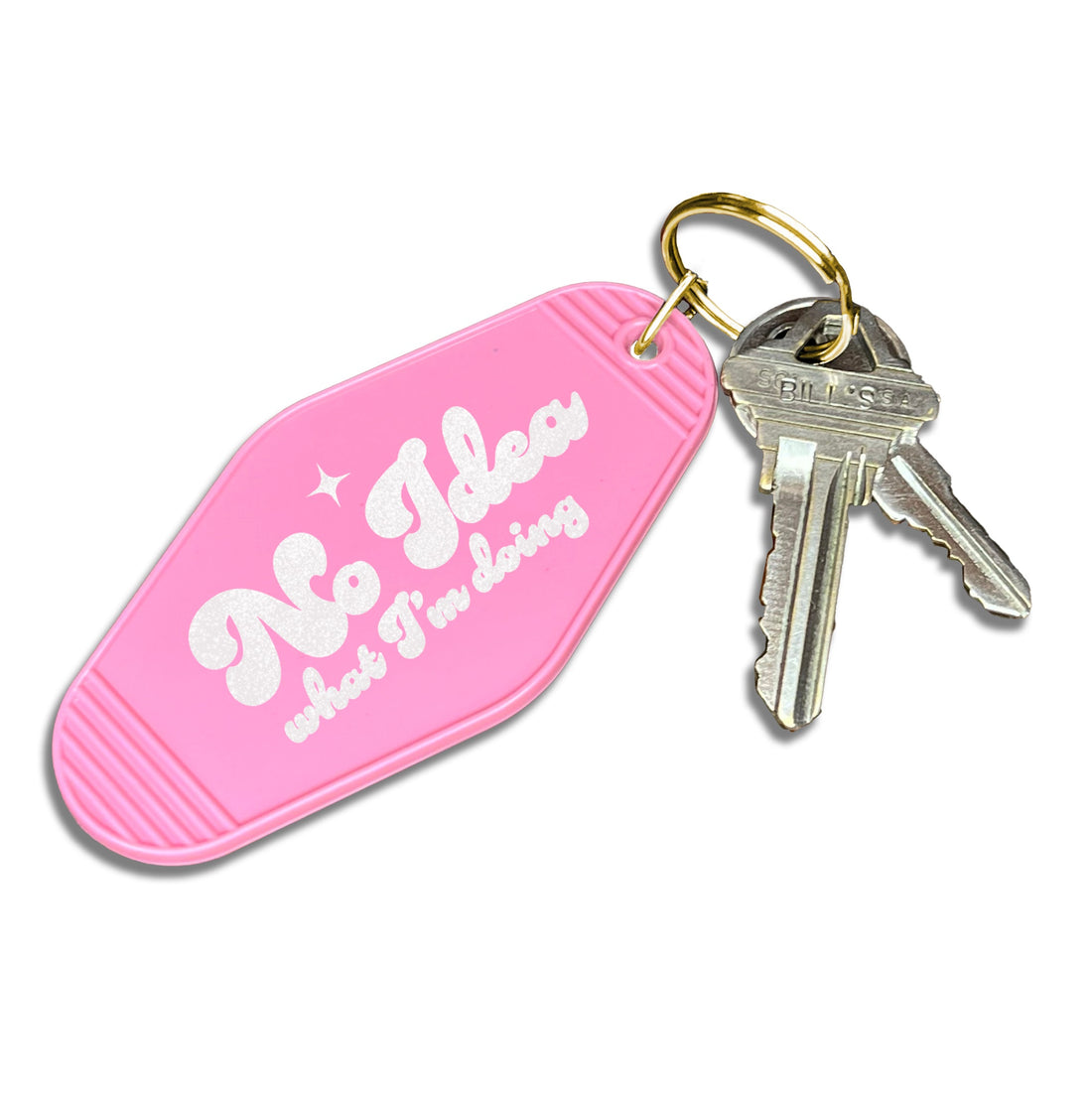 No Idea What I'm Doing - Funny Motel Keychain