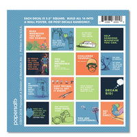 back cover with thumbnail of all wall decals