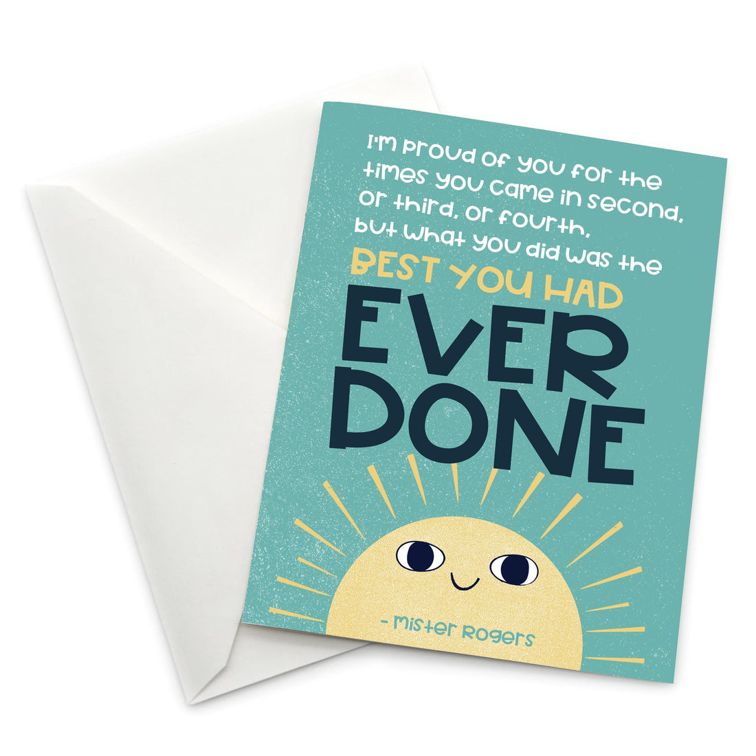 Mister Rogers Greeting Card: I'm Proud of You for the… - Whimsical