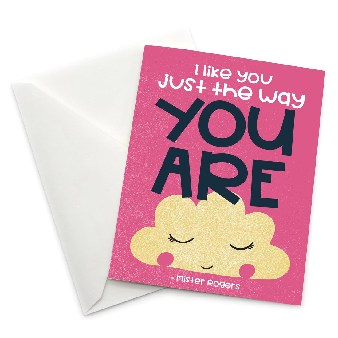 Mister Rogers Greeting Card: I Like You Just the Way You...- Whimsical