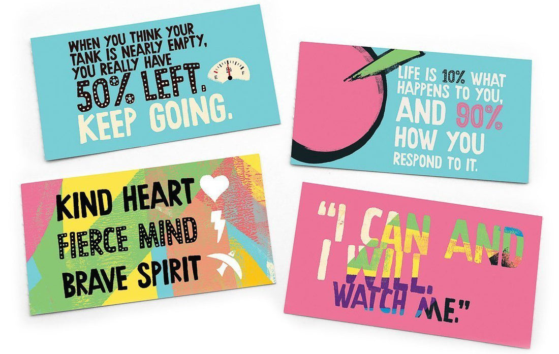 Grit for Girls & Young Women - Inspiring Lunch Notes/Cards