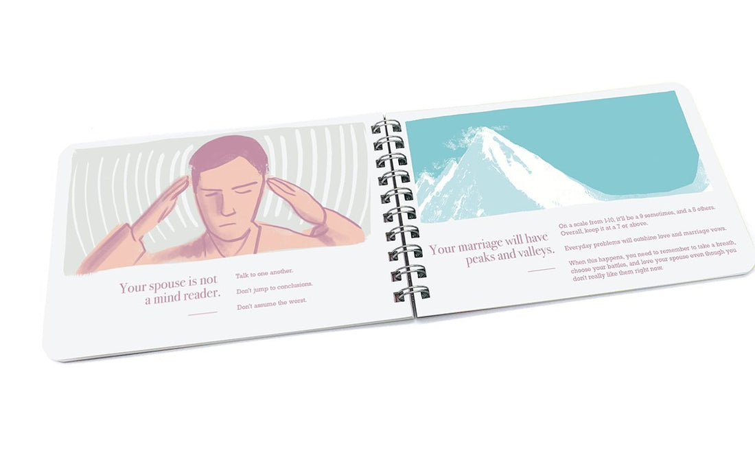 Being Newly Wed Book - Sentiments & Advice for New Couples